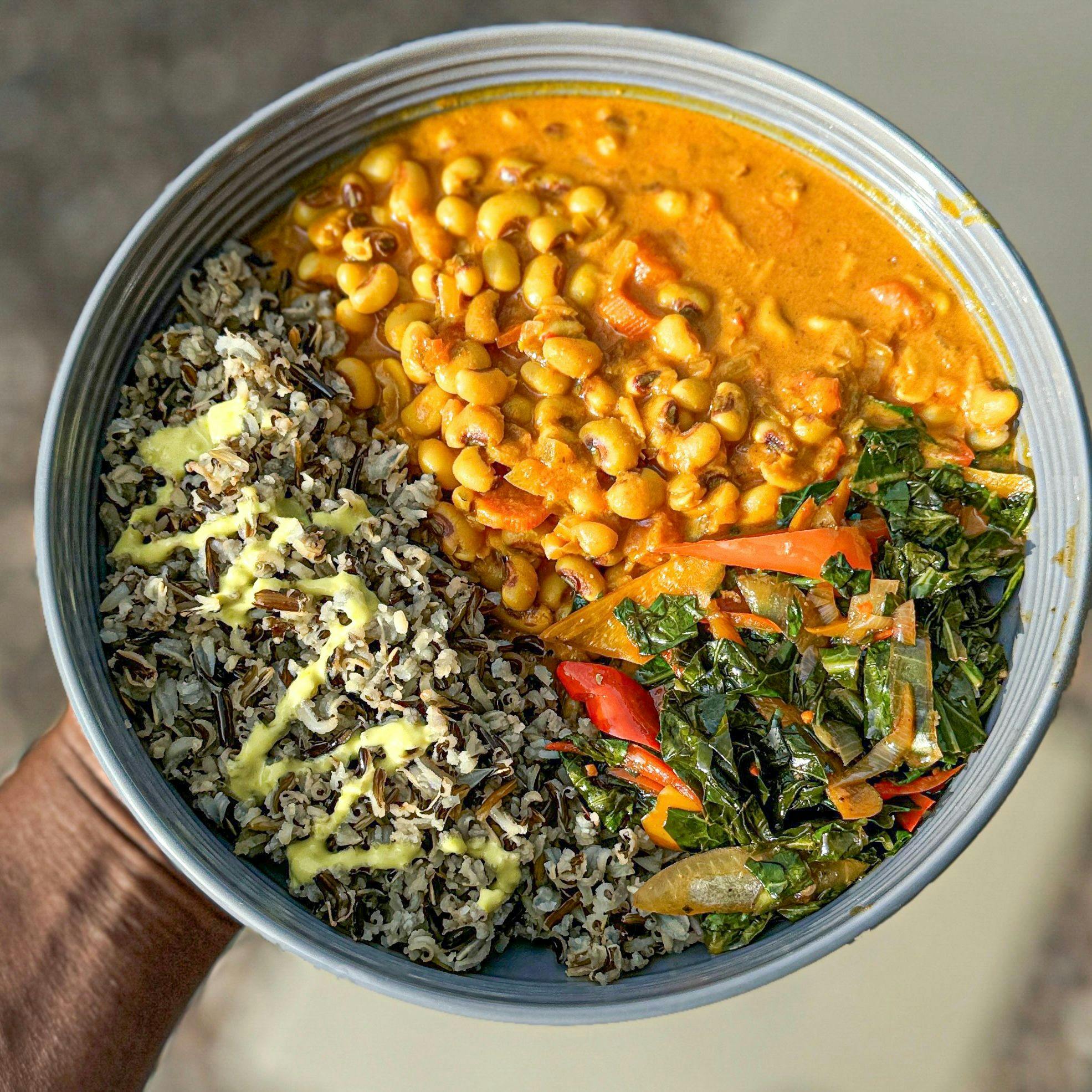 Curry Black-Eyed Pea Bowl